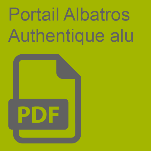 portail albatros authentique alu