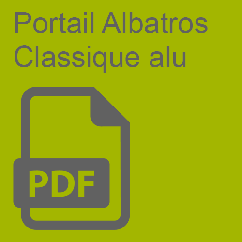 portail albatros classique alu