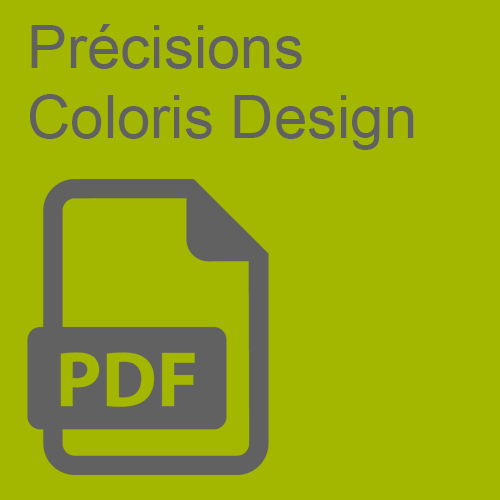 précisions coloris design